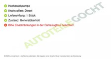 Hochdruckpumpe ford cargo gebraucht kaufen  Bautzen