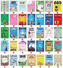 Birthday invitations kids for sale  BIRMINGHAM