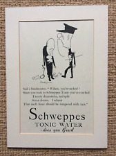 Vintage schweppes tonic for sale  UK