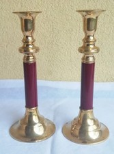 Coppia candelabri vintage usato  Italia