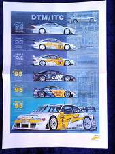 Opel Calibra DTM / ITC, plakat 30x42 cm, oryginalny Opel Motorsport na sprzedaż  Wysyłka do Poland