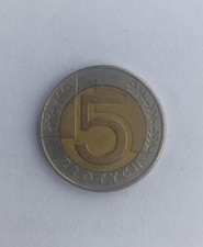 Münze zlotych 1994 gebraucht kaufen  Bielefeld