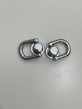 X2 Pull Ring rebite para bolsa cosmética Chanel bolsa conversão anel D reparos PRATA comprar usado  Enviando para Brazil