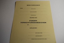 Besitzzeugnis zum vernichtungs gebraucht kaufen  Aldenhoven