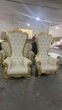 Wedding throne chair for sale  DAGENHAM