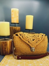 Handgehäkelte tasche baumwoll gebraucht kaufen  Sulzbach-Rosenberg
