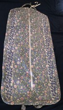 Bagagem de pano acolchoada romã azul floral 23 x 52, usado comprar usado  Enviando para Brazil