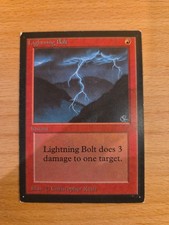 Lightning bolt mtg gebraucht kaufen  Mengen