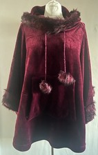 Women burgundy hooded for sale  LINCOLN
