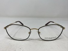 Armação de óculos Dana Buchman FARLOW BK 52-16-135 preto/dourado aro completo WS46 comprar usado  Enviando para Brazil