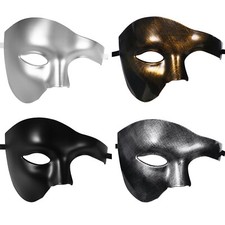 Máscara masculina Phantom of The Opera Masquerade meia face veneziana Mardi Gras máscara comprar usado Máscara masculina Phantom of The Opera Masquerade meia face veneziana Mardi Gras máscara comprar usado  Enviando para Brazil