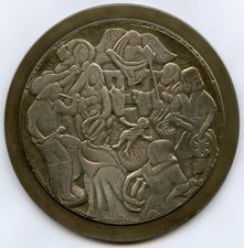 Santons provence medaglia usato  Spedire a Italy