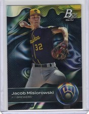 Usado, 2023 Bowman Platinum Top Prospects Jacob Misiorowski #TOP-69 Rookie Brewers comprar usado  Enviando para Brazil