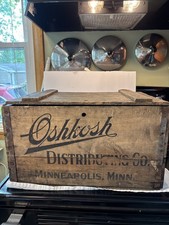 Estojo de cerveja de madeira Oshkosh Distributing Company. Minneapolis, Mn comprar usado  Enviando para Brazil