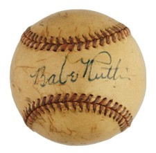 Babe ruth signed for sale  Harrisburg