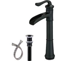 Torneira de banheiro BWE A-96561H-preto cachoeira vaso + drenagem preto fosco OB comprar usado  Enviando para Brazil