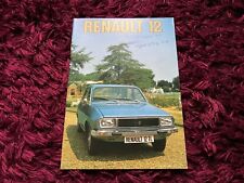 Renault brochure 1975 for sale  THATCHAM