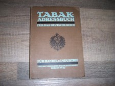 Tabak adressbuch deutsches gebraucht kaufen  Böchingen, Knöringen, Siebeldingen