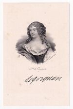 Lithographie Françoise de Sévigné Comtesse de Grignan Drôme Madame de Sévigné comprar usado  Enviando para Brazil