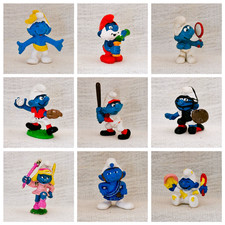 Vintage smurf figures for sale  SPALDING