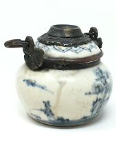 Tubería De Cerámica Pintada Azul Asia China Antigua Porcelana China Asia comprar usado  Enviando para Brazil