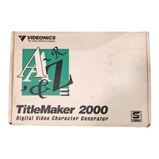 Videonics titlemaker 2000 for sale  Los Angeles