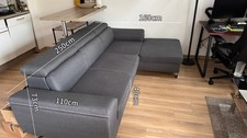 Moderne eckcouch grau gebraucht kaufen  Weilheim