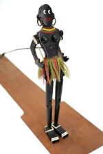 Brinquedo dançarino africano arte popular com plataforma original boneco de madeira por volta de 1920 comprar usado  Enviando para Brazil