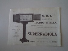 Advertising pubblicità 1926 usato  Salerno