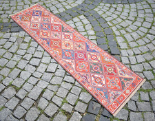 Tapete Soumak 20"" x 77"" Rahrah Soumak tapete de lã orgânica tapete de lã para cozinha comprar usado  Enviando para Brazil