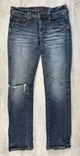 Calça jeans feminina Daily Topics picante japonesa desgastada (real 29X28) comprar usado  Enviando para Brazil