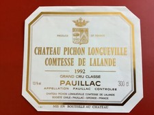 étiquette château pichon d'occasion  Bordeaux-