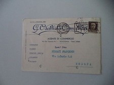 Antico cartoncino pubblicitari usato  Salerno