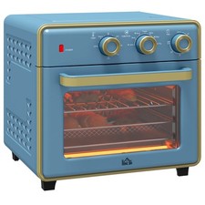 Mini forno HOMCOM 20L com temperatura ajustável, tempo de 60 minutos 1400W, azul comprar usado  Enviando para Brazil