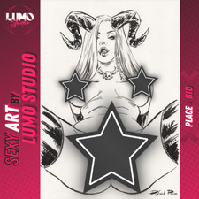 Arte em quadrinhos original Satana Hellstrom (09"x12") por Rafael Paiva - Lumo Studio comprar usado  Brasil 