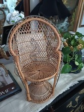 Vintage peacock wicker for sale  Smyrna