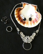 Schmuck set silberfarben gebraucht kaufen  Künzelsau