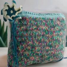 Handmade square crocheted for sale  BISHOP AUCKLAND
