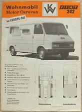Fiat 242 wohnmobil for sale  LEICESTER