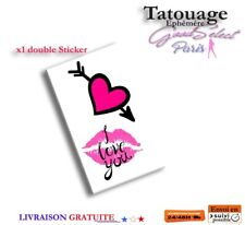Tatouage temporaire coeur d'occasion  France