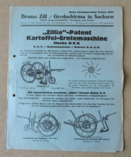 Orig. brochure zill d'occasion  Expédié en Belgium