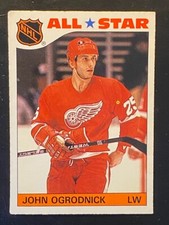 Adesivo All-Star John Ogrodnik 1985-86 Topps #1 Detroit Red Wings comprar usado Adesivo All-Star John Ogrodnik 1985-86 Topps #1 Detroit Red Wings comprar usado  Enviando para Brazil