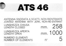 Antenna stilo ats46 usato  Senigallia
