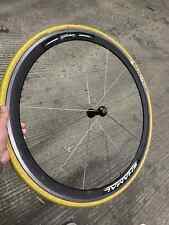 Roda dianteira preta Shamal Road faltando tampa de poeira Clincher Wheel, usado comprar usado  Enviando para Brazil