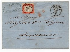 1858 sardegna emissione40 usato  Roma