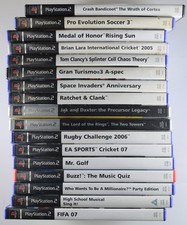 PS2 Game Job Lote x17 Pacote Crash FIFA Ratchet LOTR Jak Buzz | PAL | TESTADO comprar usado  Enviando para Brazil