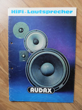 Audax lautsprecher katalog gebraucht kaufen  Kutzenhausen