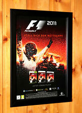 Videogame F1 2011 raro pequeno pôster/página de anúncio emoldurada Xbox 360 Live  comprar usado  Enviando para Brazil