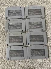 Lote de 8 cartuchos japoneses Nintendo 64 OEM estojo traseiro OG N64 cassete traseiro comprar usado  Enviando para Brazil