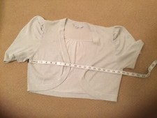 Debenhams silver bolero for sale  UPMINSTER